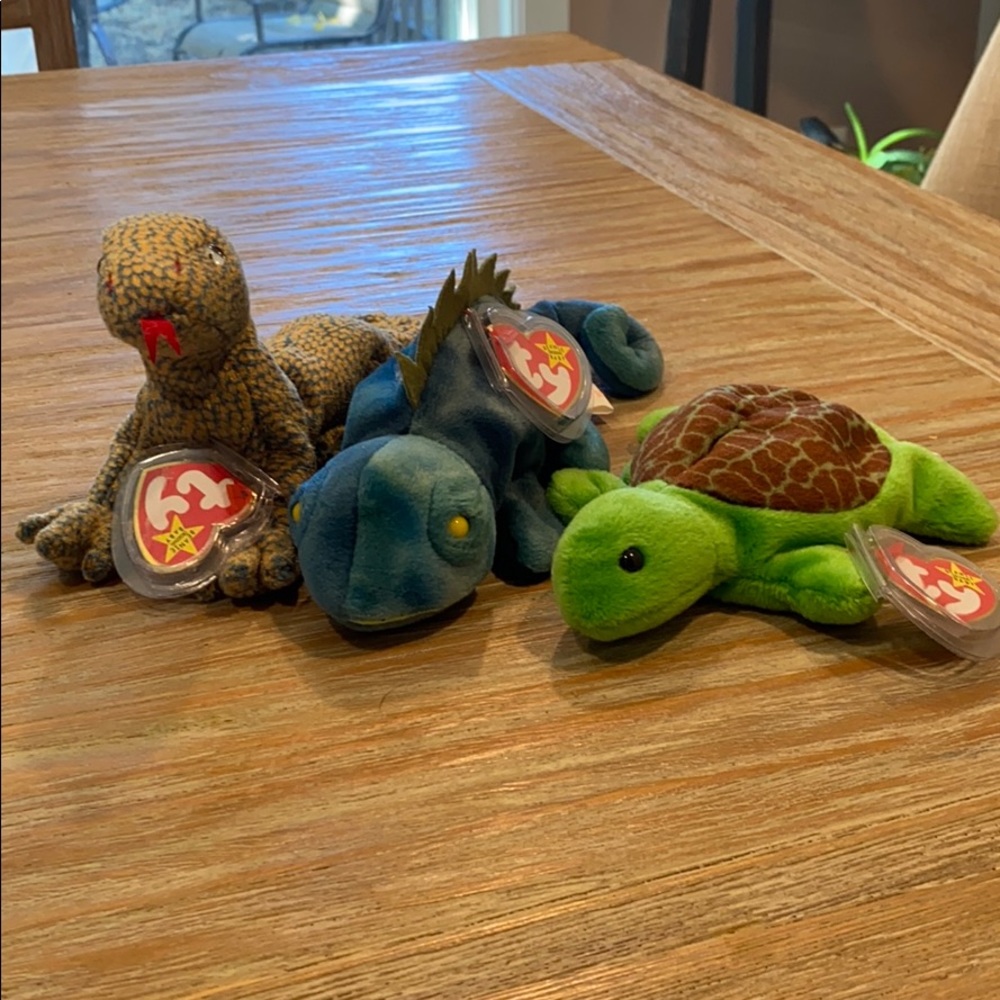 Beanie Baby lot - Reptiles